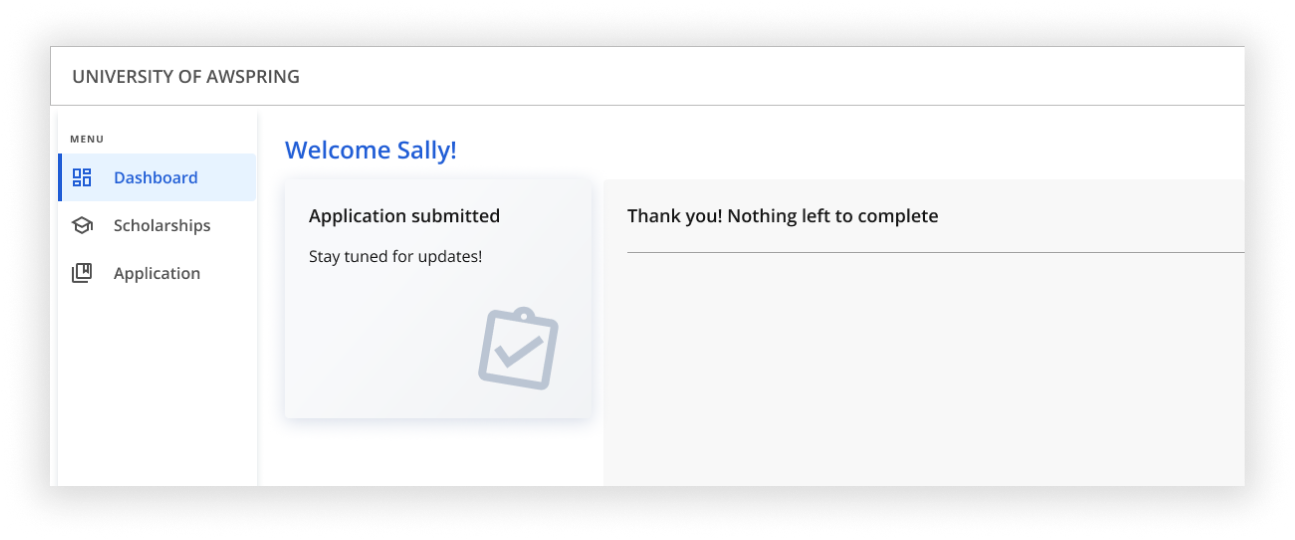 Application Submitted
